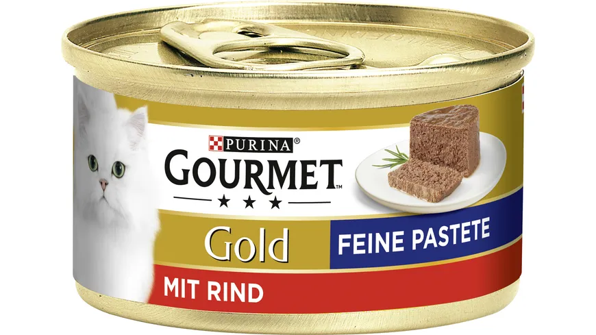 PURINA GOURMET Gold Feine Pastete mit Rind