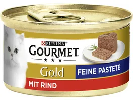 PURINA GOURMET Gold Feine Pastete mit Rind