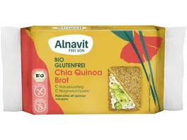 Alnavit Bio Chia Quinoa Brot glutenfrei