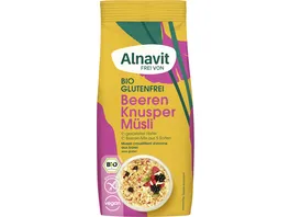 Alnavit Bio Beeren Knusper Muesli glutenfrei