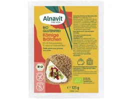 Alnavit Bio Koernige Broetchen glutenfrei