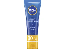 NIVEA SUN Gesichts Sonnencreme LF30 Spendet Feuchtigkeit 50ml