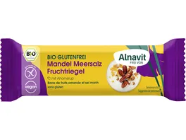 Alnavit Bio Mandel Meersalz Fruchtriegel glutenfrei