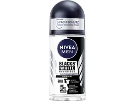 NIVEA MEN Deo Roll On Black White Invisible Original Anti Transpirant