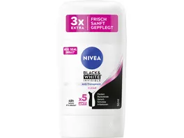 NIVEA Deo Stick Black and White Invisible Clear AT 50ml