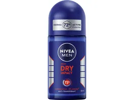 NIVEA MEN Deo Roll On Dry Impact Anti Transpirant