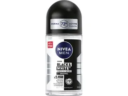 NIVEA MEN Deo Roll On Black White Invisible Original Anti Transpirant