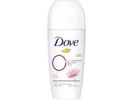 Dove Deodorant Roll on Rosenduft ohne Alkohol Aluminiumsalze