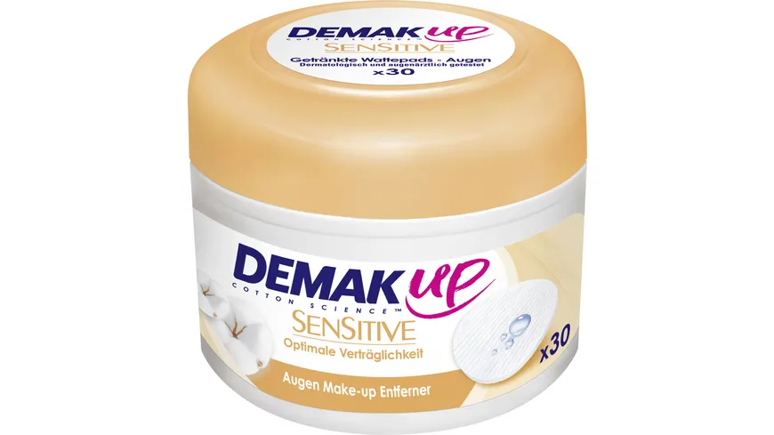 Demak Up Sensitive Make-up Remover Discs 72 Units
