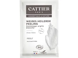 CATTIER Weisse Heilerde Peeling Sachet 12