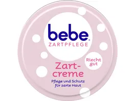 bebe ZARTPFLEGE Zartcreme Pflege und Schutz fuer zarte Haut