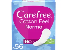 Carefree Slipeinlagen Cotton Feel Normal