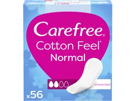 Carefree Slipeinlagen Cotton Feel Normal ohne Duft