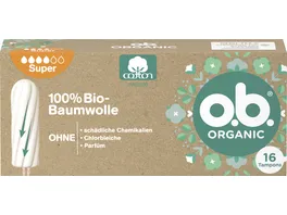 O B Organic Bio Tampon Super 16er