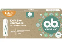 O B Organic Bio Tampon Super 16er