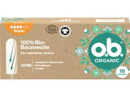 O B Organic Bio Tampon Super 16er