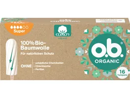 O B Organic Bio Tampon Super 16er