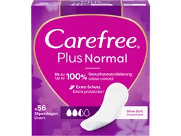 Carefree Plus Normal x56 Slipeinlagen leichter Duft