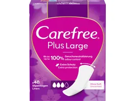Carefree Plus Large Slipeinlagen leichter Duft