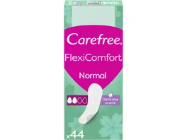 Carefree FlexiComfort Normal x44 SLIPEINLAGEN LEICHTER DUFT