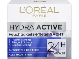 L Oreal Paris Nachtpflege Hydra Active Nacht