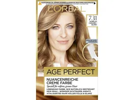 L Oreal Paris Age Perfect Creme Farbe 7 31 dunkles caramelblond