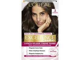 L Oreal Coloration Excellence 3 dunkelbraun