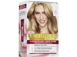 L Oreal Excellence Coloration Excellence 8 1 helles aschblond