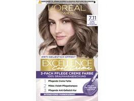 L Oreal Paris Excellence Cool Creme Haarfarbe 7 11 ultra kuehles mittelblond