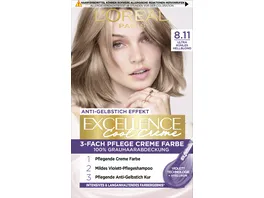 L Oreal Paris Excellence Cool Creme Farbe 8 11 ultra kuehles hellblond