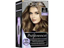 L Oreal Coloration Preference Cool Blonds 7 1 kuehles mittelblond