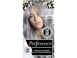 L Oreal Preference Haarfarbe Vivid Colors 10 112 Silver Grey