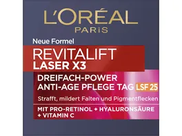 L Oreal Paris Revitalift Laser X3 Anti Age Tagescreme LSF 20