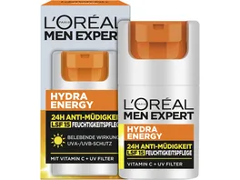 L Oreal Men Expert Hydra Energy Tagespflege Gesicht 24h mit LSF20