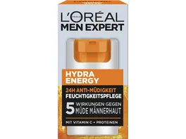 L Oreal Men Expert Hydra Energy Tagespflege Gesicht 24h