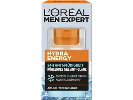 L Oreal Men Expert Hydra Energy kuehlendes Feuchtigkeitsgel Gesicht