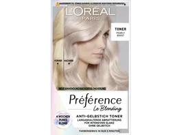 L Oreal Paris Preference Le Blonding Toner Pearly Boost