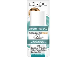 L Oreal Paris Bright Reveal taegliches Glow Fluid getoent LSF50