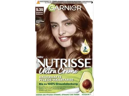 GARNIER Nutrisse Coloration 40 chocolate Pflegende Coloration fuer 100 Grauabdeckung und seidig glaenzendes Haar