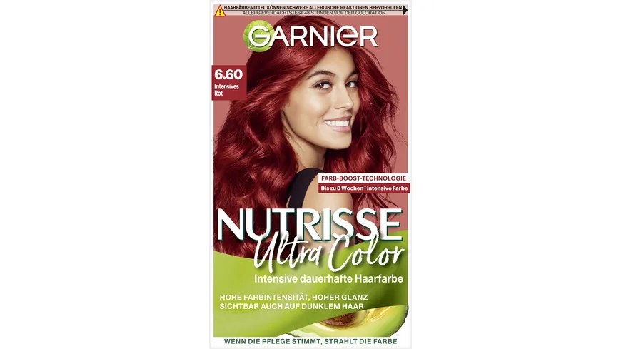 Garnier Nutrisse Coloration Farbsensation 6.60 vibrierendes rot online  bestellen | MÜLLER Österreich