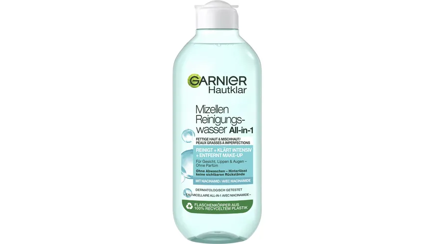 Garnier Skin Active Hautklar 3in1 Mizellenwasser online bestellen | MÜLLER