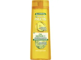 Garnier Fructis Shampoo Oil Repair 3 Olive Avocado Shea fuer trockenes und strapaziertes Haar kraeftigend