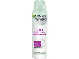 Garnier Mineral Deospray Women Ultra Dry 48h intensiver Schutz ohne Rueckstaende fuer eine sehr langanhaltende Frische