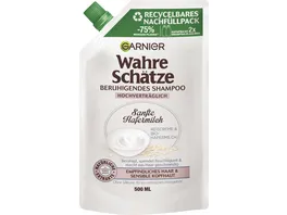 Garnier Wahre Schaetze Sanfte Hafermilch Shampoo Nachfuellpack