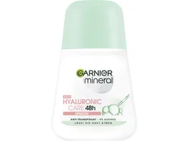 Garnier Mineral Deo Roll On Hyaluronic Care 48h Sensitiv