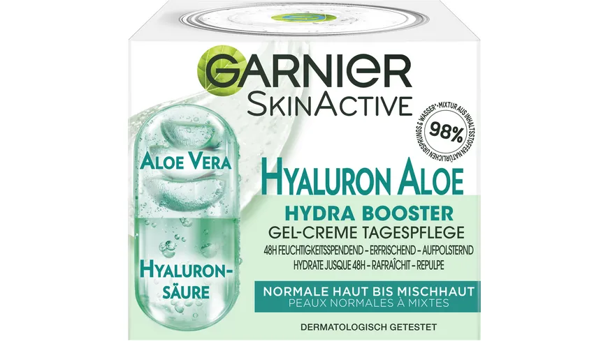 Garnier Skin Active Hyaluron Aloe Vera Gel-Creme Tagescreme online  bestellen | MÜLLER