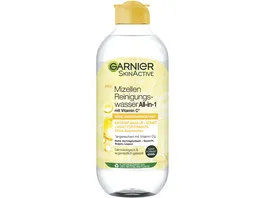 Garnier Skin Active Mizellen Reinigungswasser Vitamin C fuer muede Haut