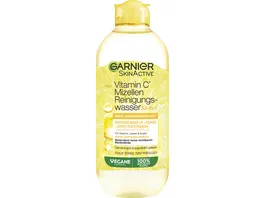 Garnier Skin Active Mizellen Reinigungswasser Vitamin C fuer muede Haut