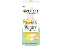 Garnier Skin Active Vitamin C Glow Booster Serum Creme LSF25