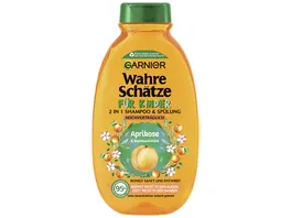 Garnier Wahre Schaetze Shampoo fuer Kinder Aprikose und Baumwollbluete